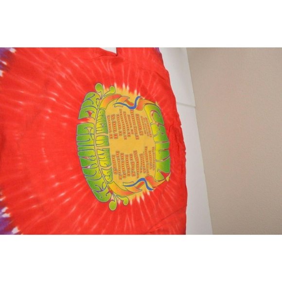 2006 Paul McCartney Tie Dyed Psychedelic T Shirt Back in the US Tour size L Mens - Picture 7 of 10